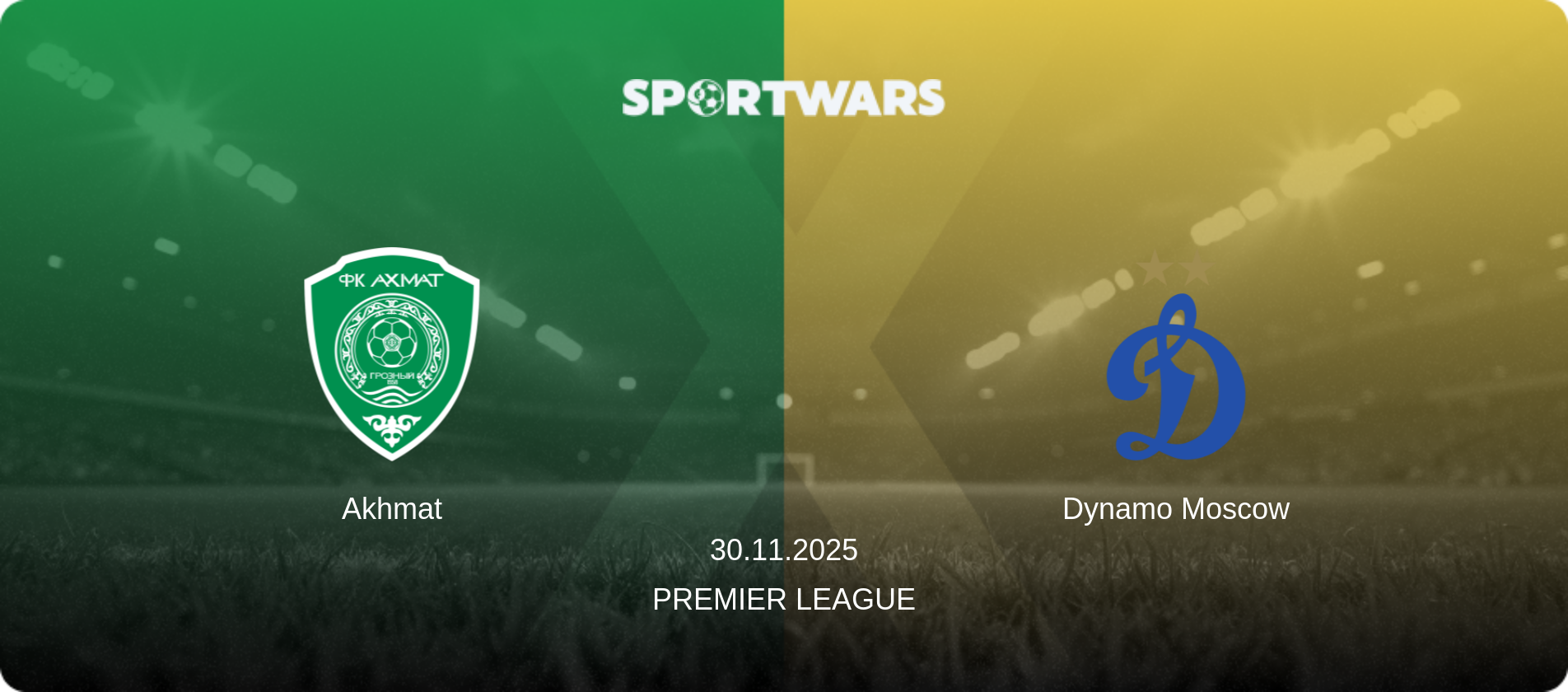 Akhmat — Dynamo Moscow, 30.11.2025 — Premier League (match preview)