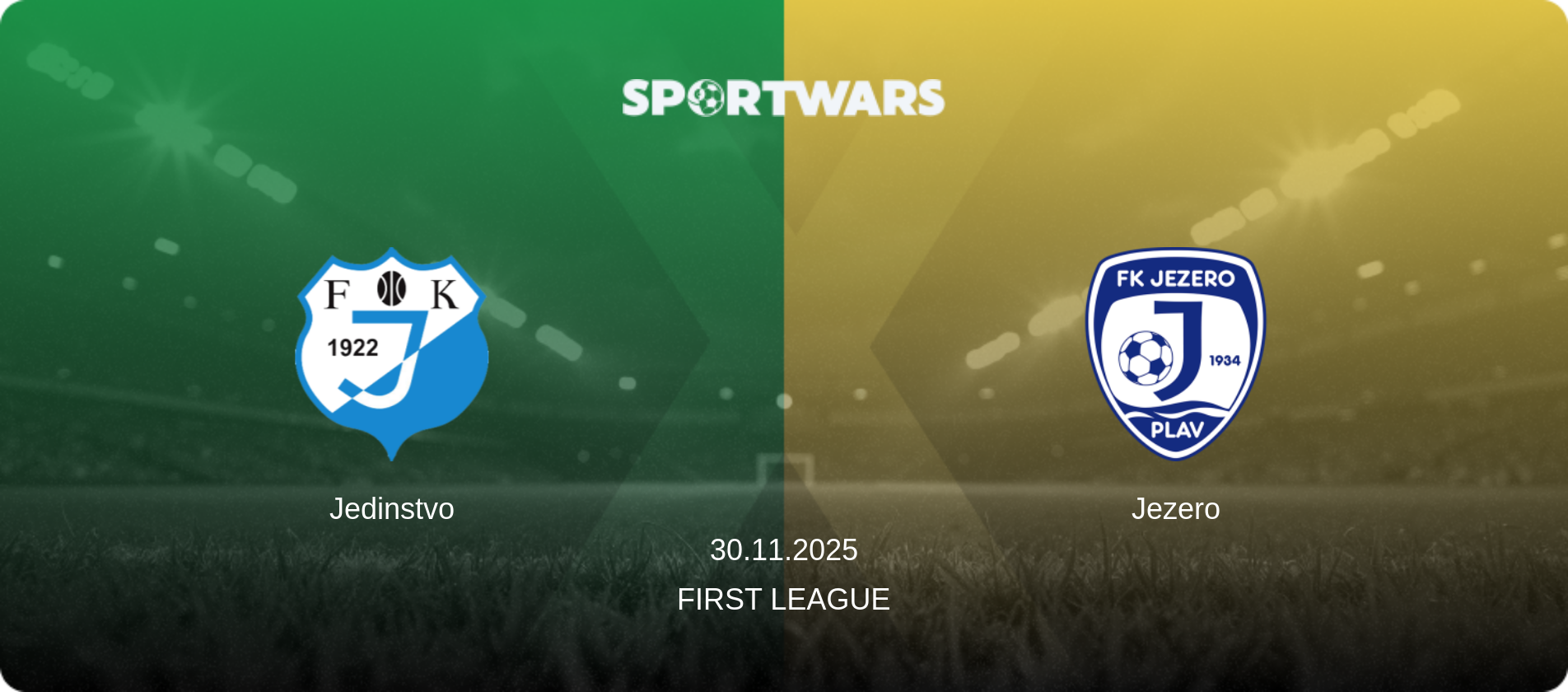 Jedinstvo — Jezero, 30.11.2025 — First League (match preview)