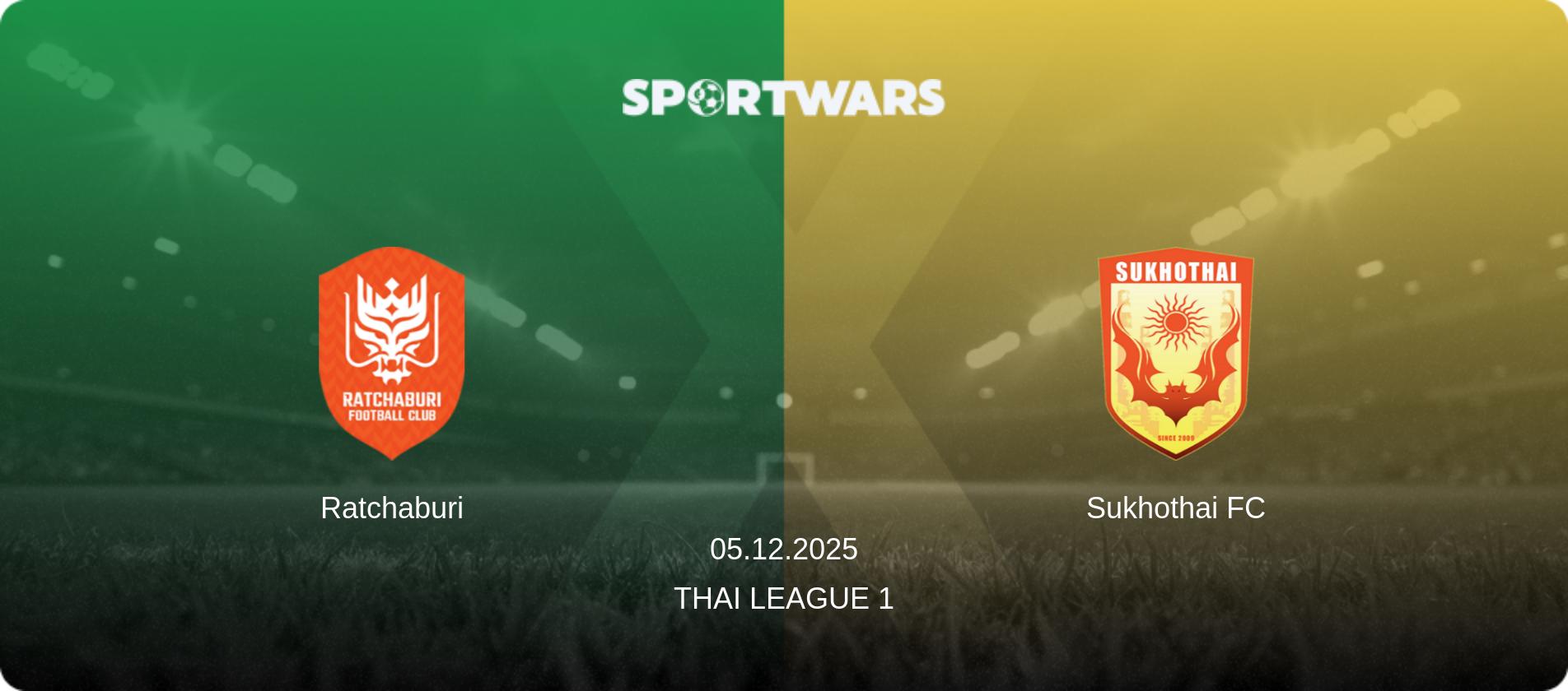 Ratchaburi — Sukhothai FC, 05.12.2025 — Thai League 1 (match preview)