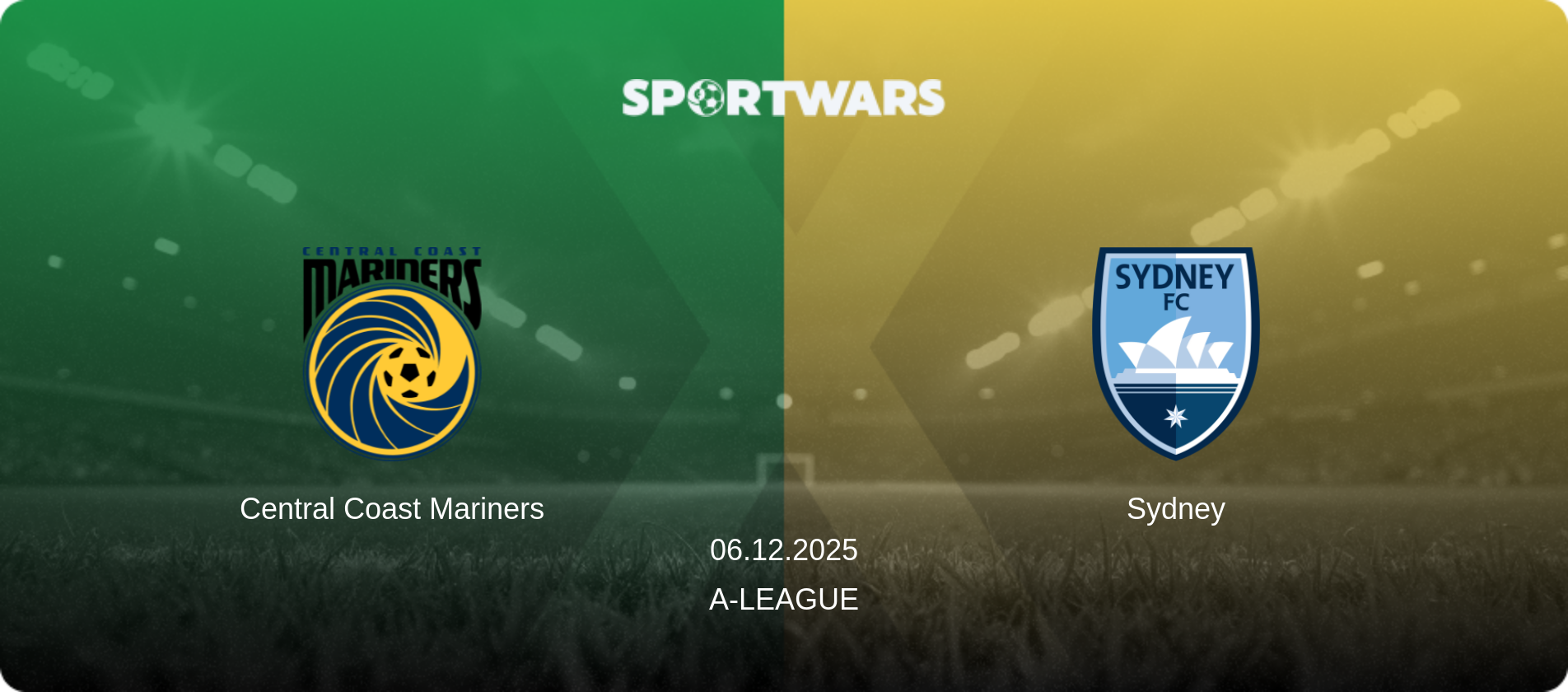 Central Coast Mariners — Sydney, 06.12.2025 — A-League (match preview)