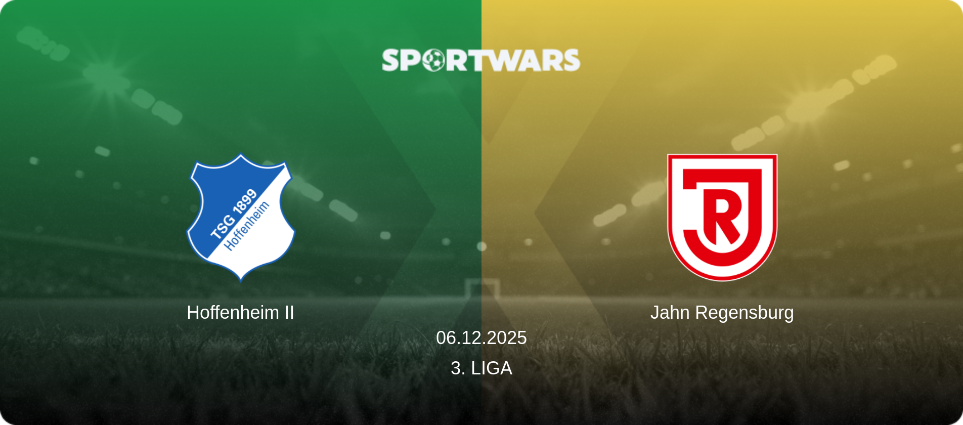 Hoffenheim II — Jahn Regensburg, 06.12.2025 — 3. Liga (match preview)