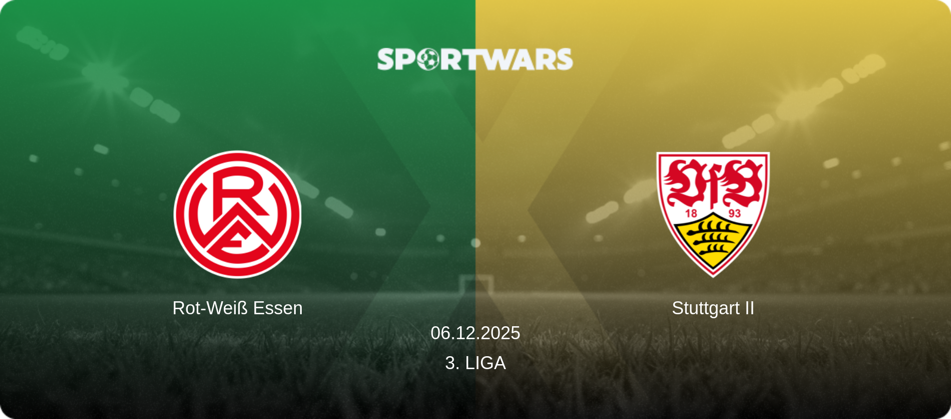 Rot-Weiß Essen — Stuttgart II, 06.12.2025 — 3. Liga (match preview)
