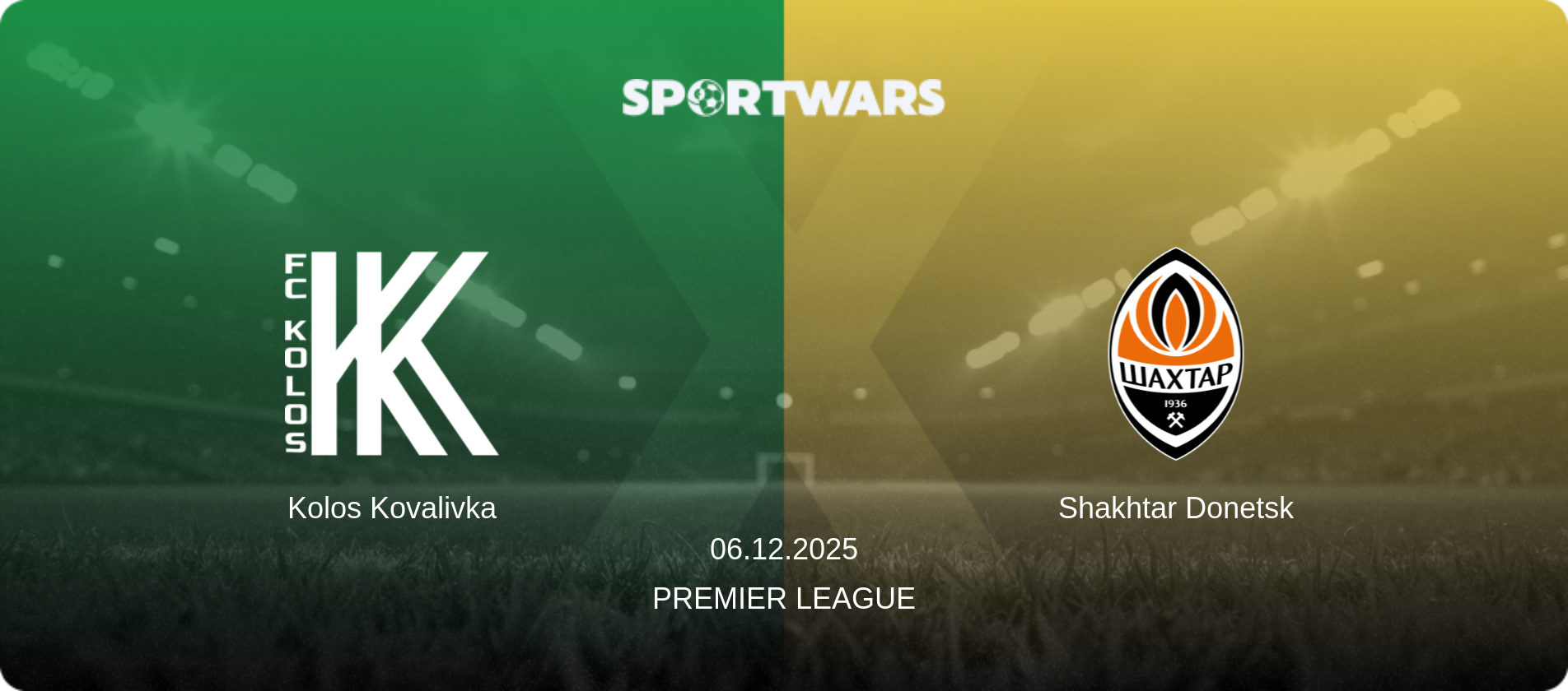 Kolos Kovalivka — Shakhtar Donetsk, 06.12.2025 — Premier League (match preview)