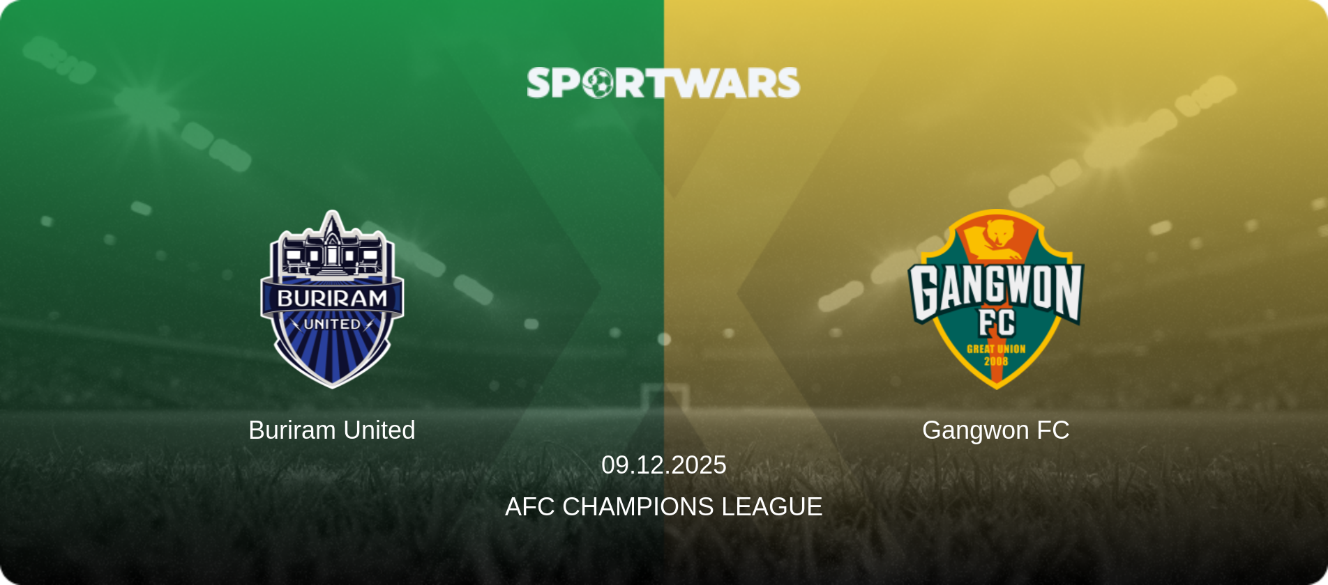 Buriram United — Gangwon FC, 09.12.2025 — AFC Champions League (match preview)