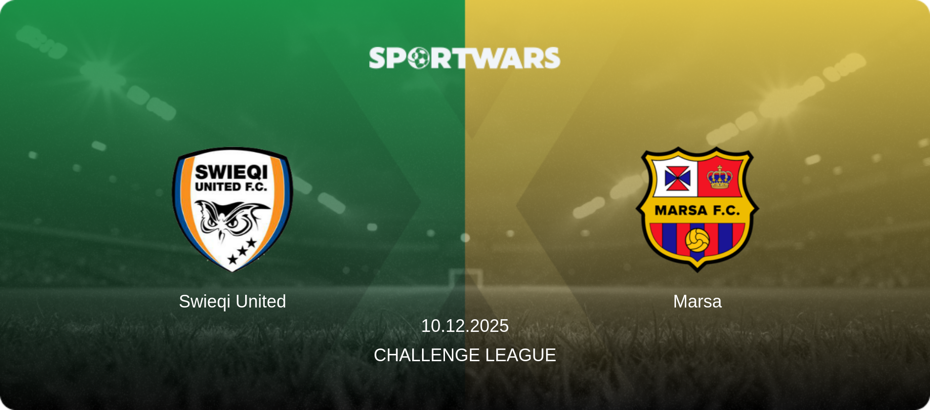 Swieqi United — Marsa, 10.12.2025 — Challenge League (match preview)