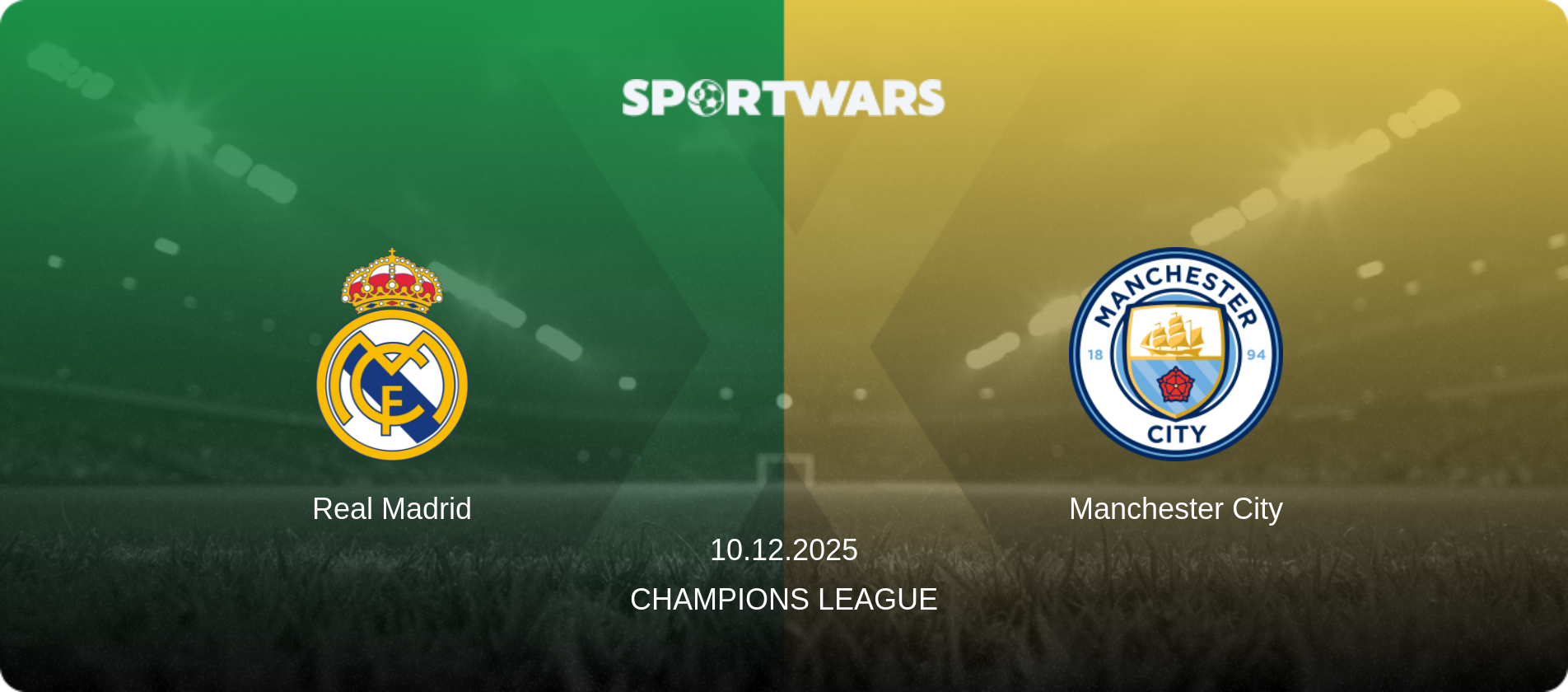 Real Madrid — Manchester City, 10.12.2025 — Champions League (match preview)