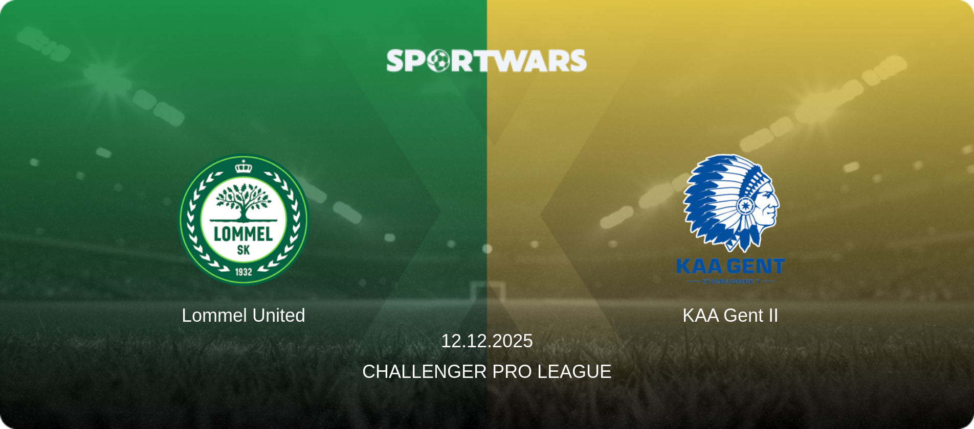 Lommel United — KAA Gent II, 12.12.2025 — Challenger Pro League (match preview)