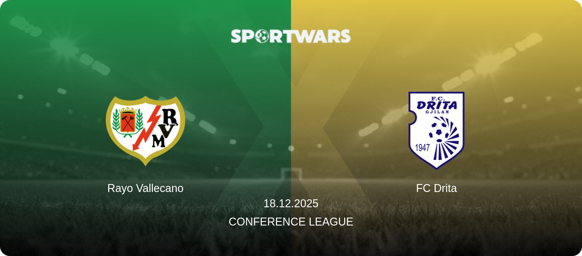 Rayo Vallecano — FC Drita, 18.12.2025 — Conference League (match preview)