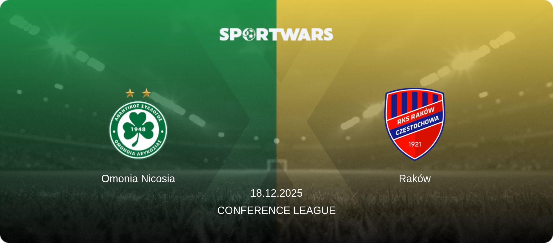 Omonia Nicosia — Raków, 18.12.2025 — Conference League (match preview)