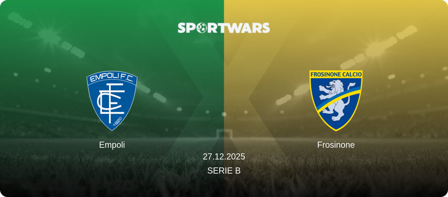 Empoli — Frosinone, 27.12.2025 — Serie B (match preview)