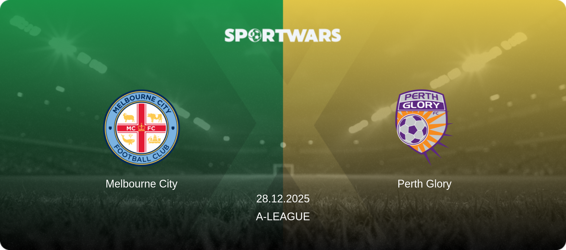Melbourne City — Perth Glory, 28.12.2025 — A-League (match preview)