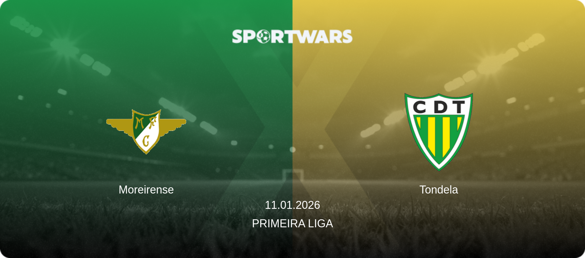 Moreirense — Tondela, 11.01.2026 — Primeira Liga (match preview)