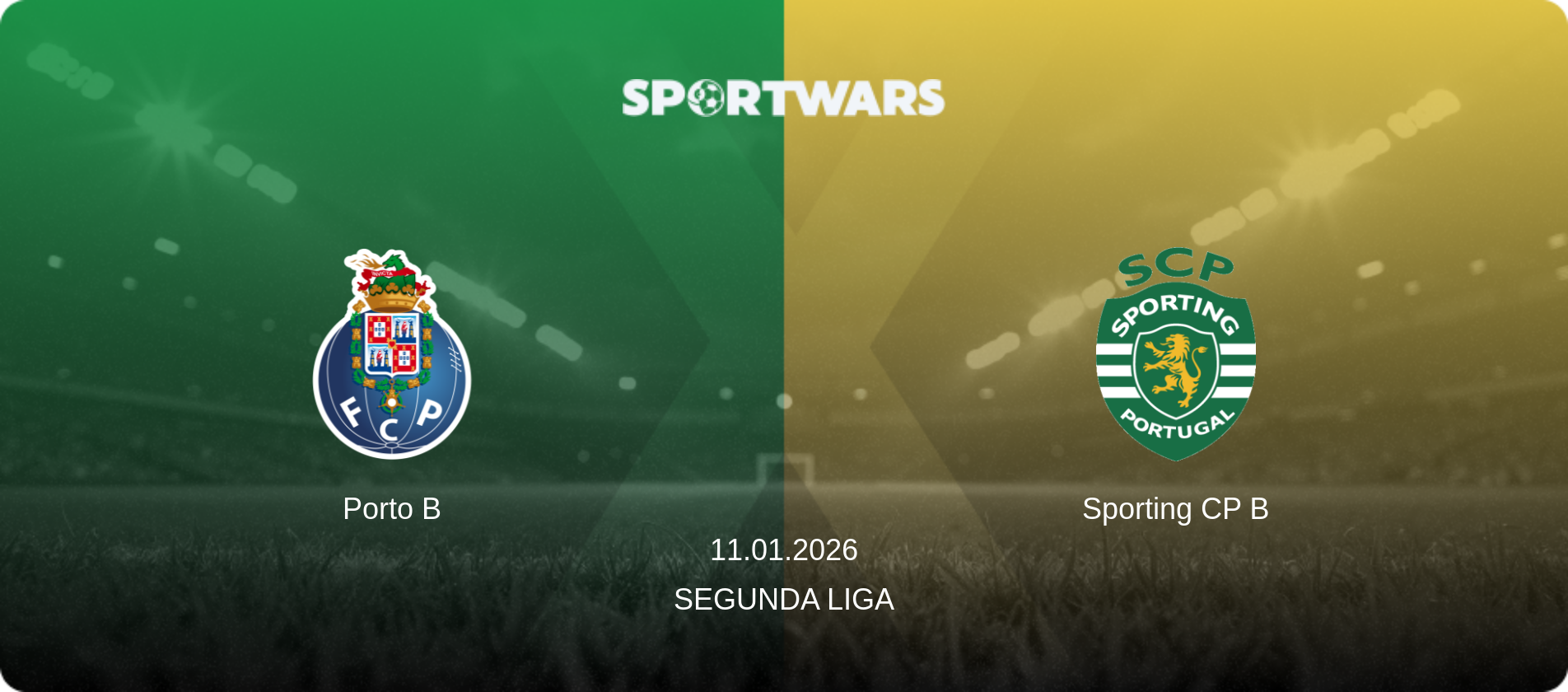 Porto B — Sporting CP B, 11.01.2026 — Segunda Liga (match preview)