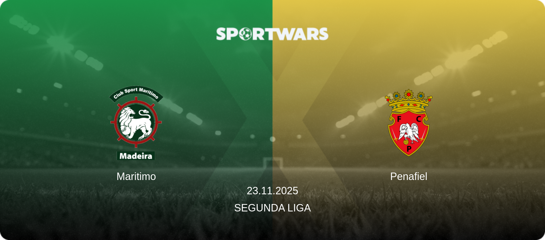 Maritimo — Penafiel, 23.11.2025 — Segunda Liga (match preview)