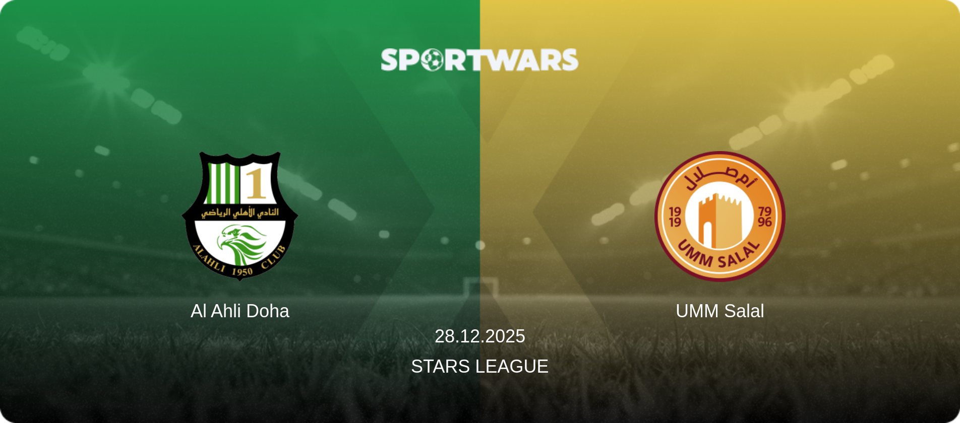 Al Ahli Doha — UMM Salal, 28.12.2025 — Stars League (match preview)