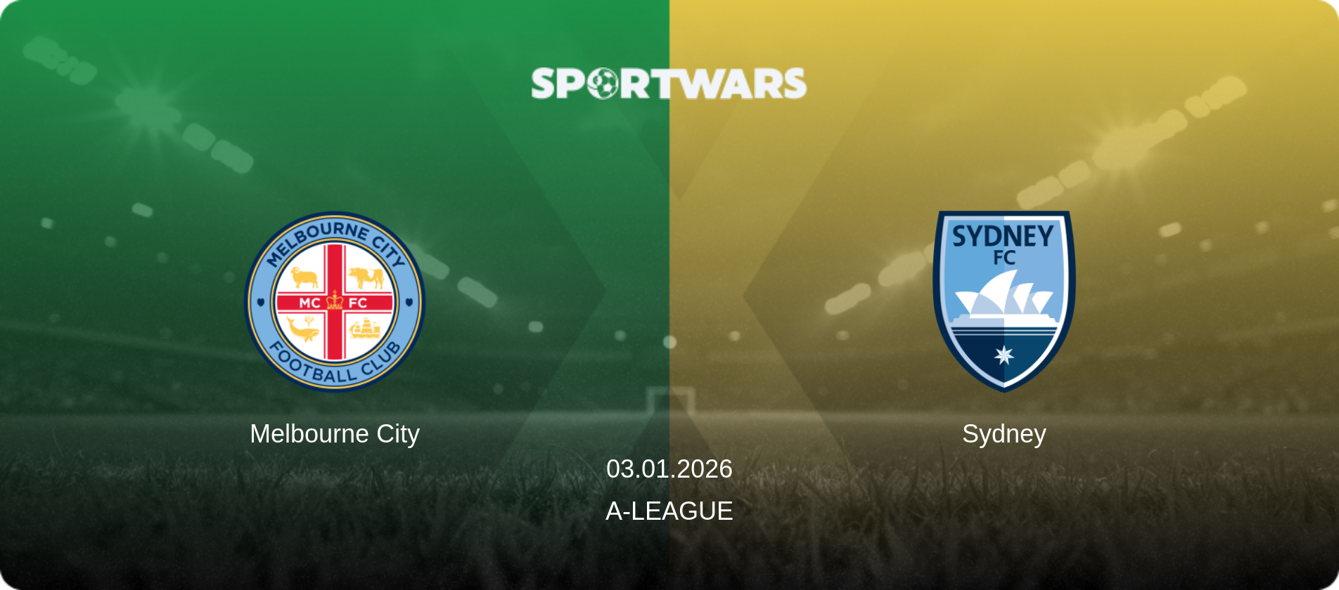 Melbourne City — Sydney, 03.01.2026 — A-League (match preview)