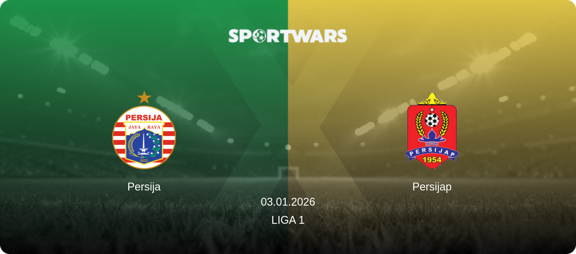 Persija — Persijap, 03.01.2026 — Liga 1 (match preview)