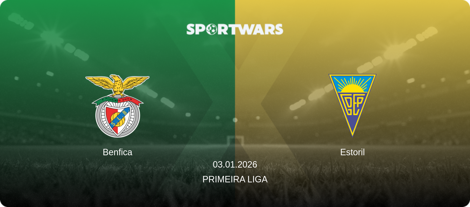 Benfica — Estoril, 03.01.2026 — Primeira Liga (match preview)