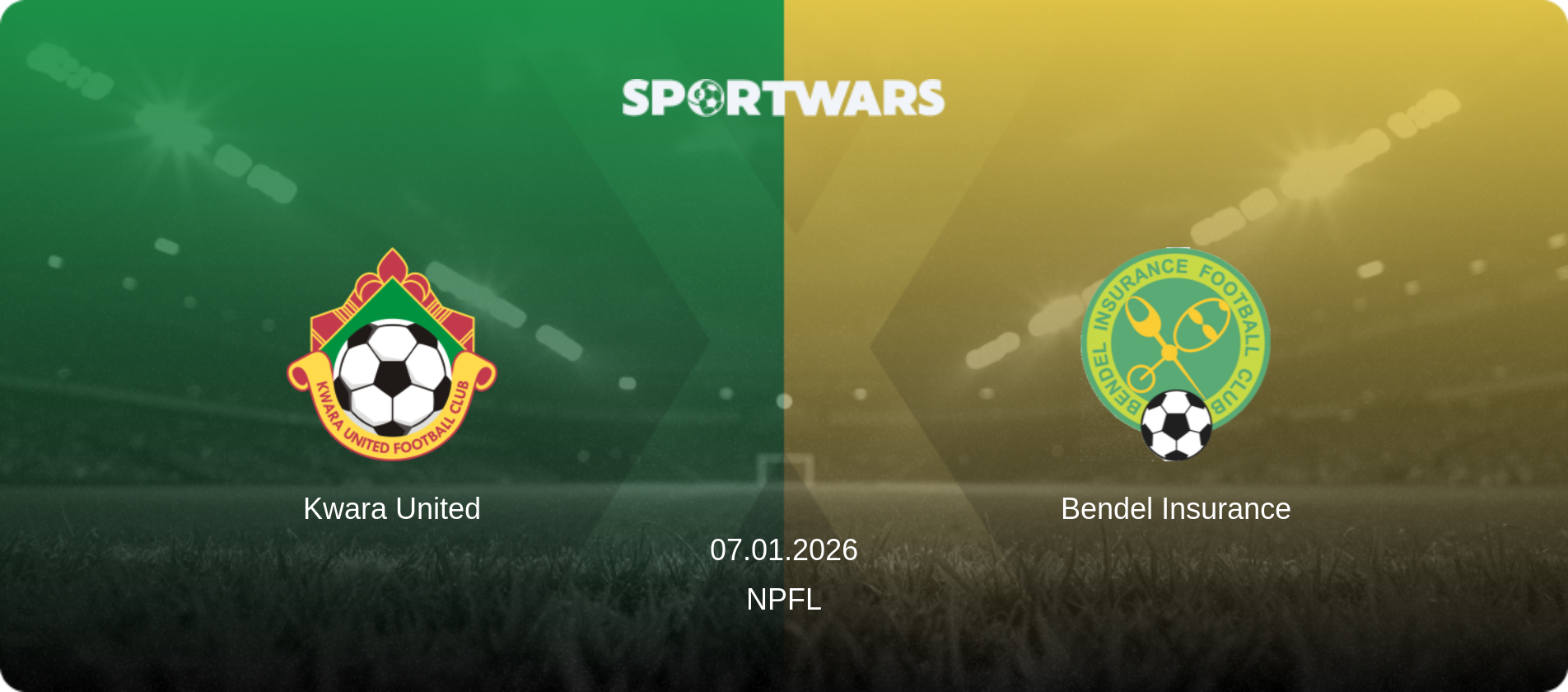 Kwara United — Bendel Insurance, 07.01.2026 — NPFL (match preview)