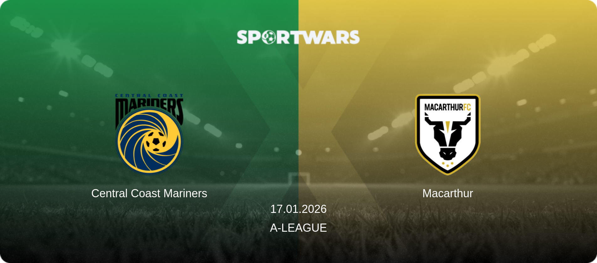 Central Coast Mariners — Macarthur, 17.01.2026 — A-League (match preview)