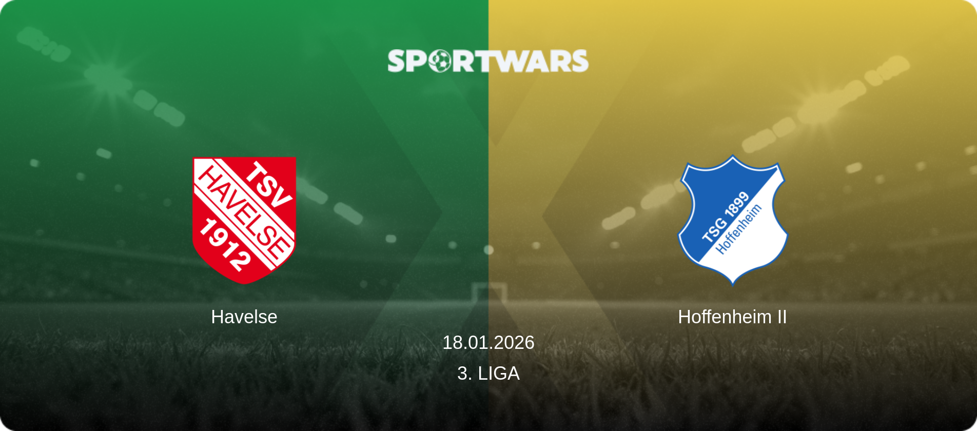 Havelse — Hoffenheim II, 18.01.2026 — 3. Liga (match preview)