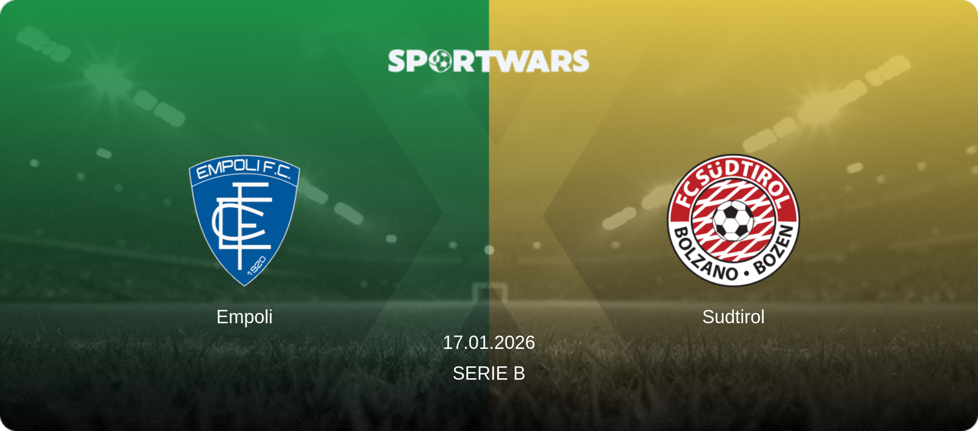 Empoli — Sudtirol, 17.01.2026 — Serie B (match preview)