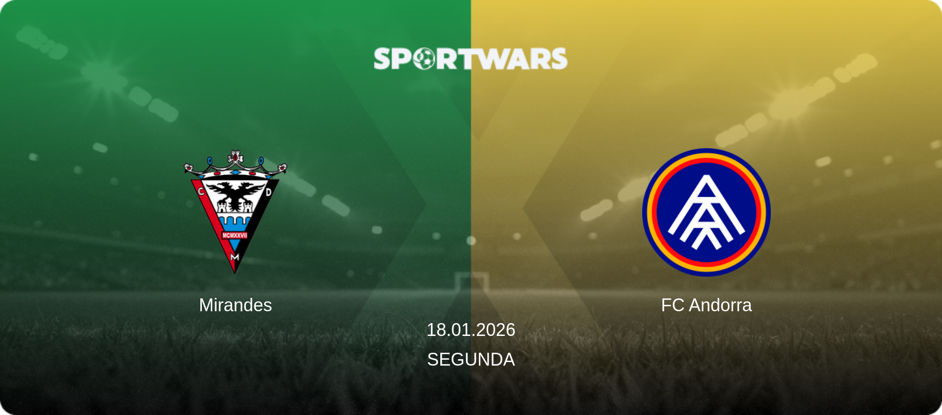 Mirandes — FC Andorra, 18.01.2026 — Segunda (match preview)
