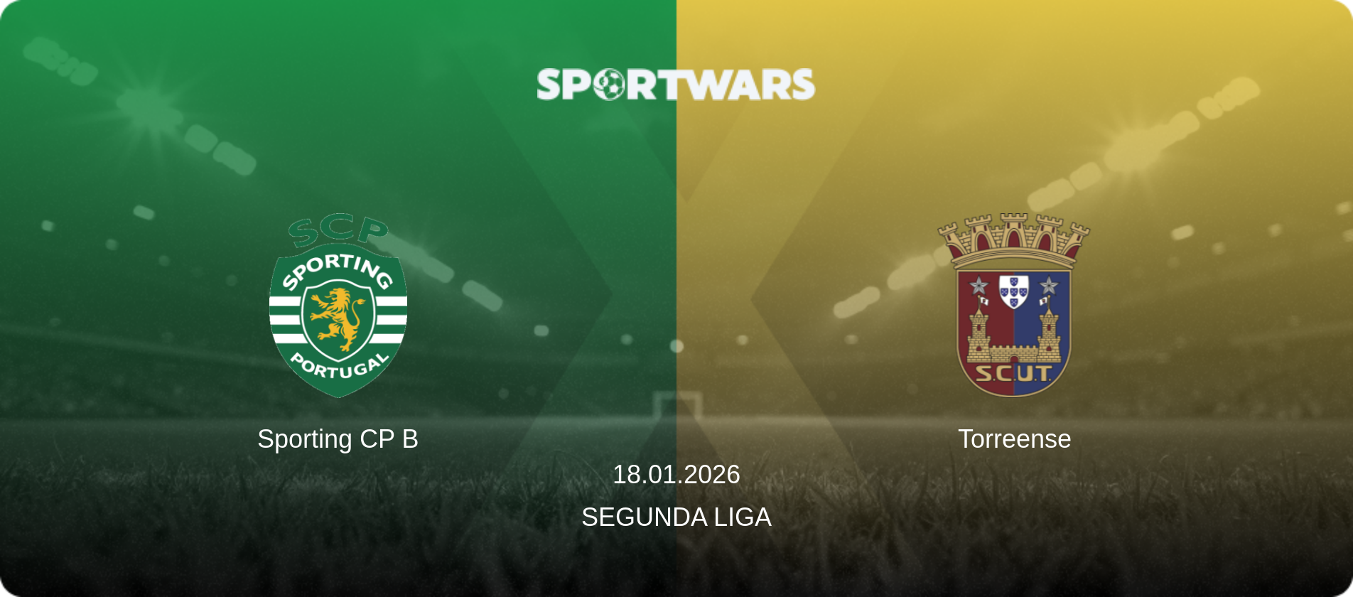 Sporting CP B — Torreense, 18.01.2026 — Segunda Liga (match preview)