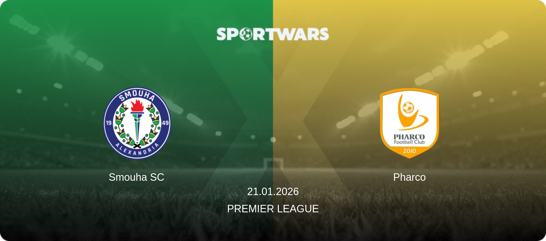 Smouha SC — Pharco, 21.01.2026 — Premier League (match preview)