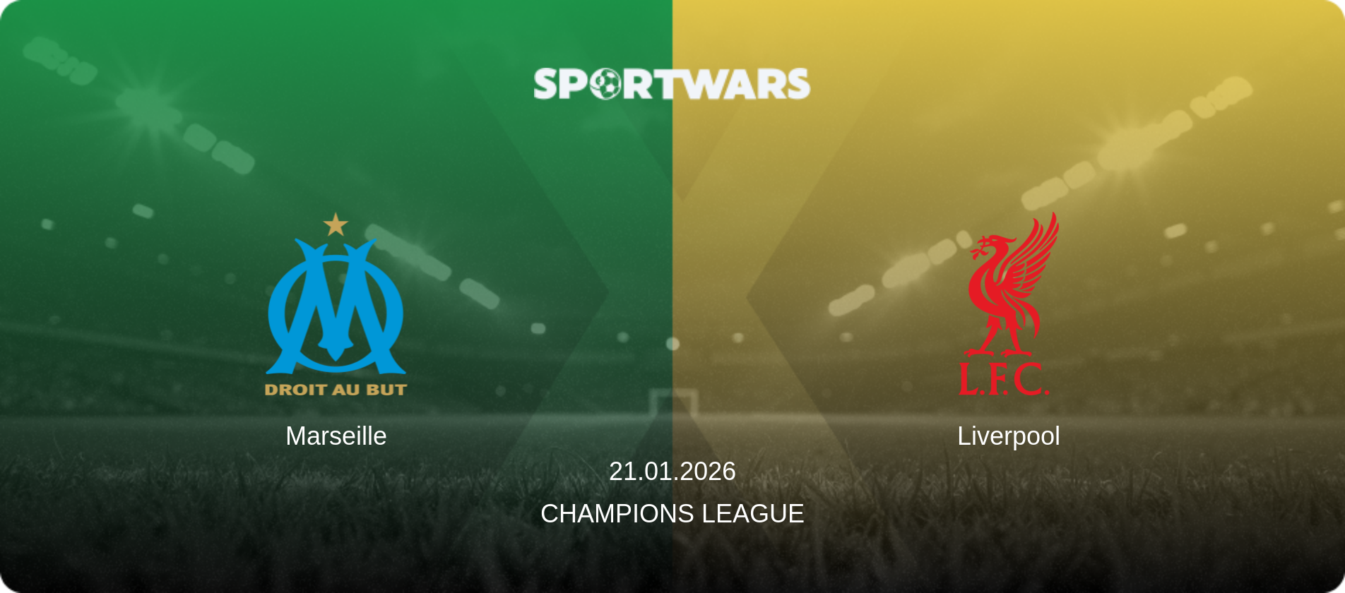 Marseille — Liverpool, 21.01.2026 — Champions League (match preview)
