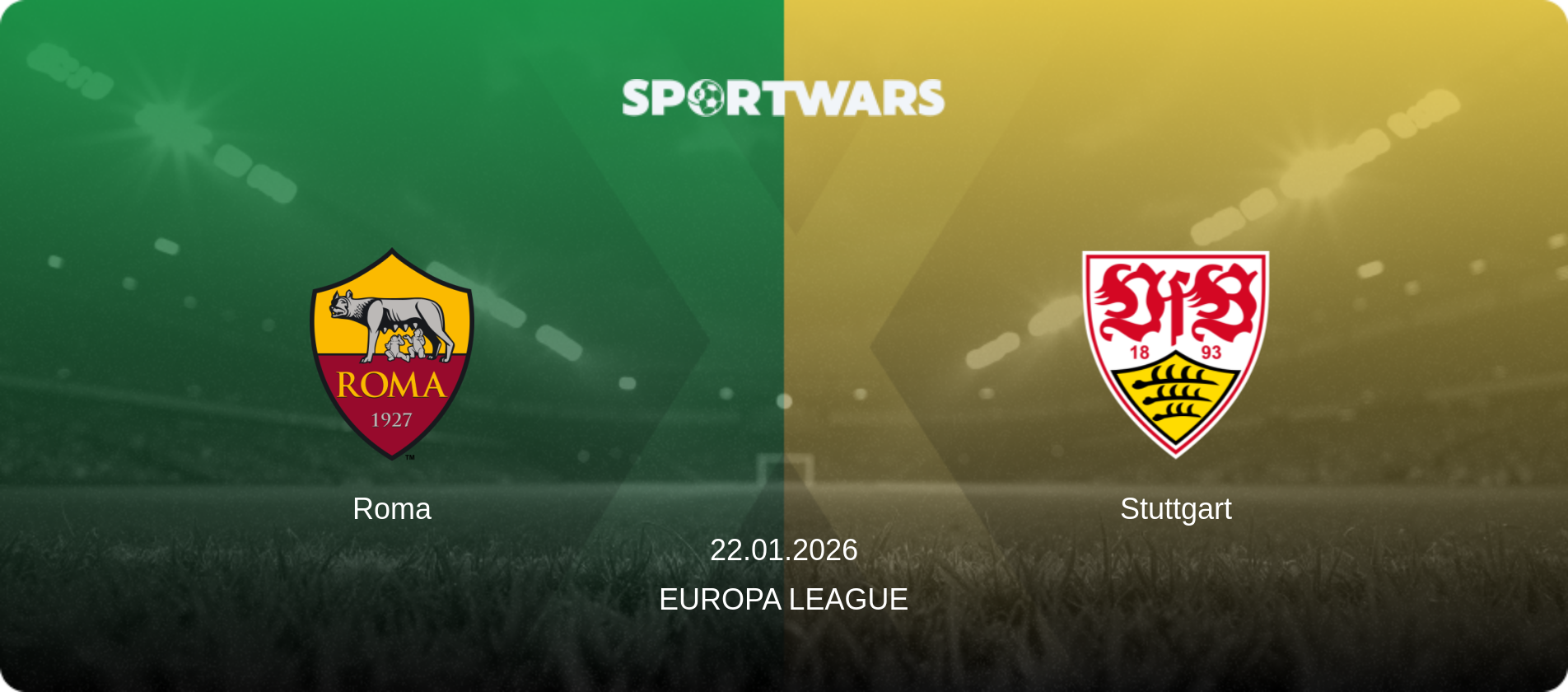 Roma — Stuttgart, 22.01.2026 — Europa League (match preview)