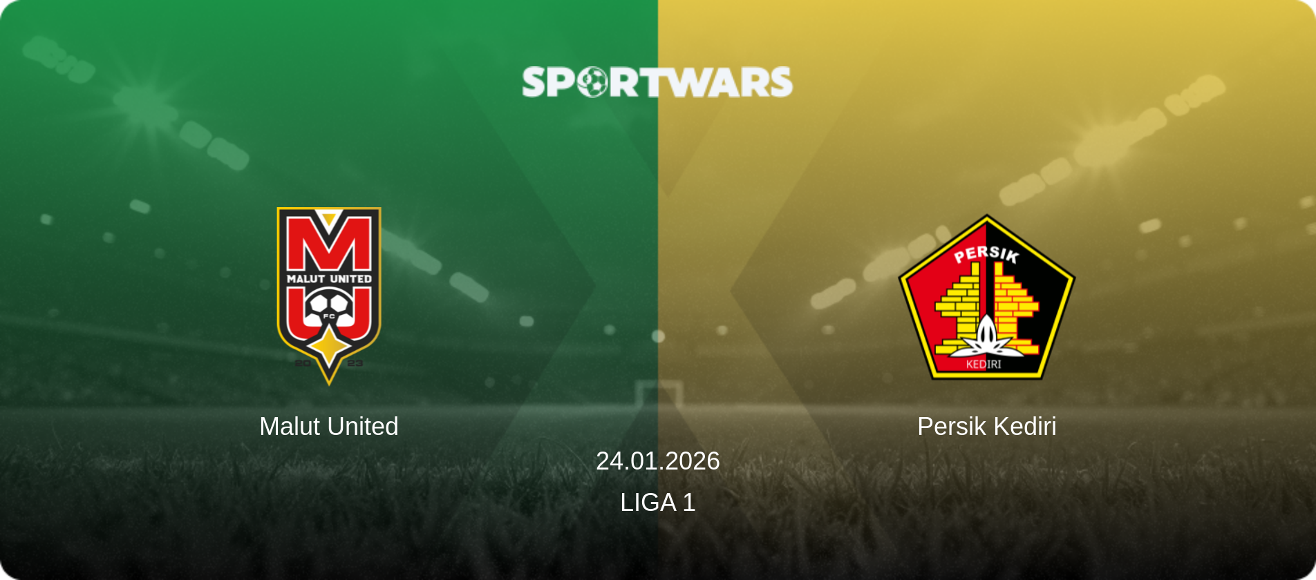Malut United — Persik Kediri, 24.01.2026 — Liga 1 (match preview)