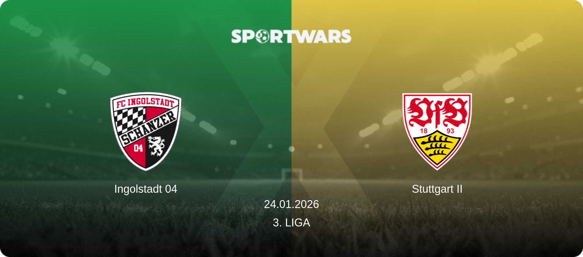 Ingolstadt 04 — Stuttgart II, 24.01.2026 — 3. Liga (match preview)