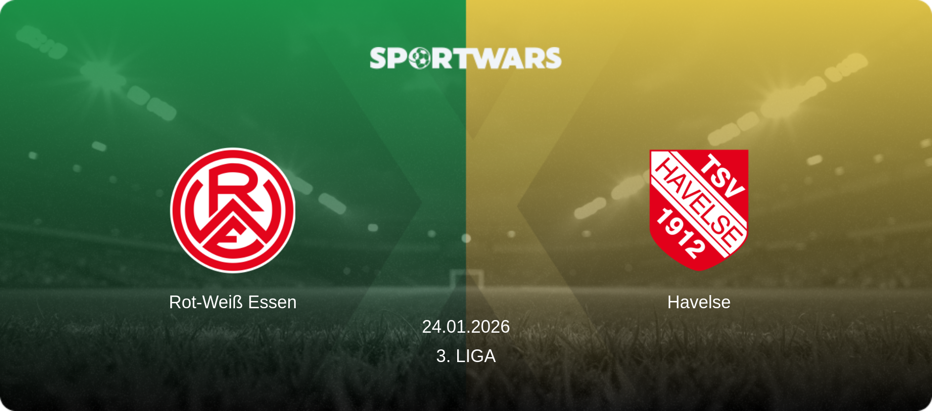 Rot-Weiß Essen — Havelse, 24.01.2026 — 3. Liga (match preview)