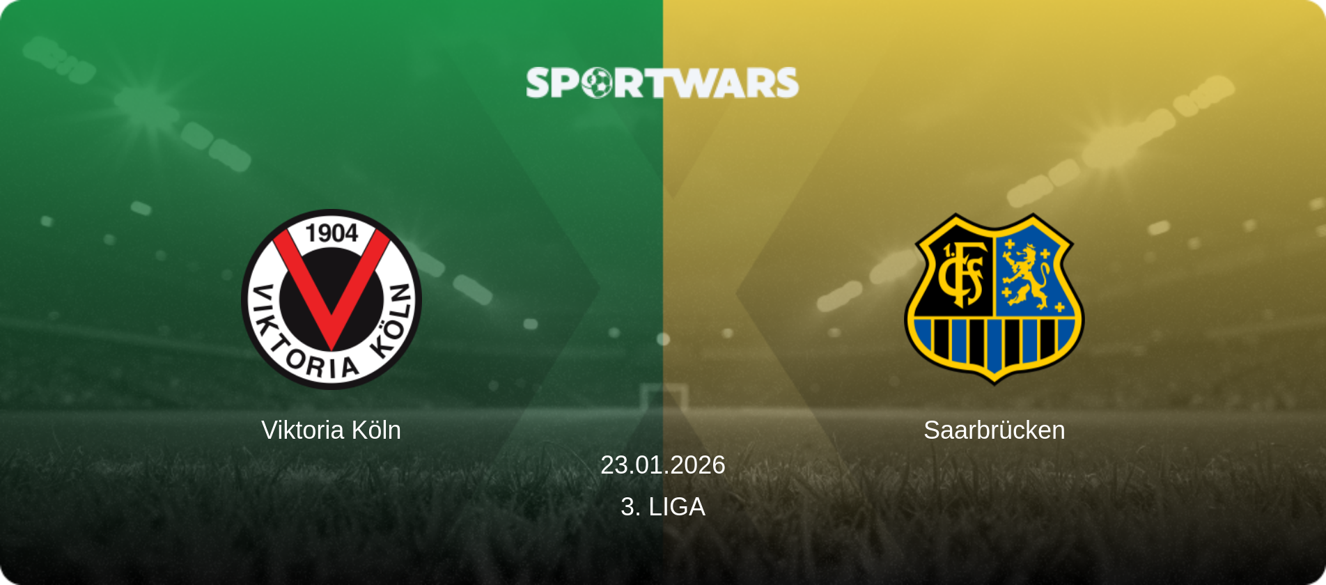 Viktoria Köln — Saarbrücken, 23.01.2026 — 3. Liga (match preview)