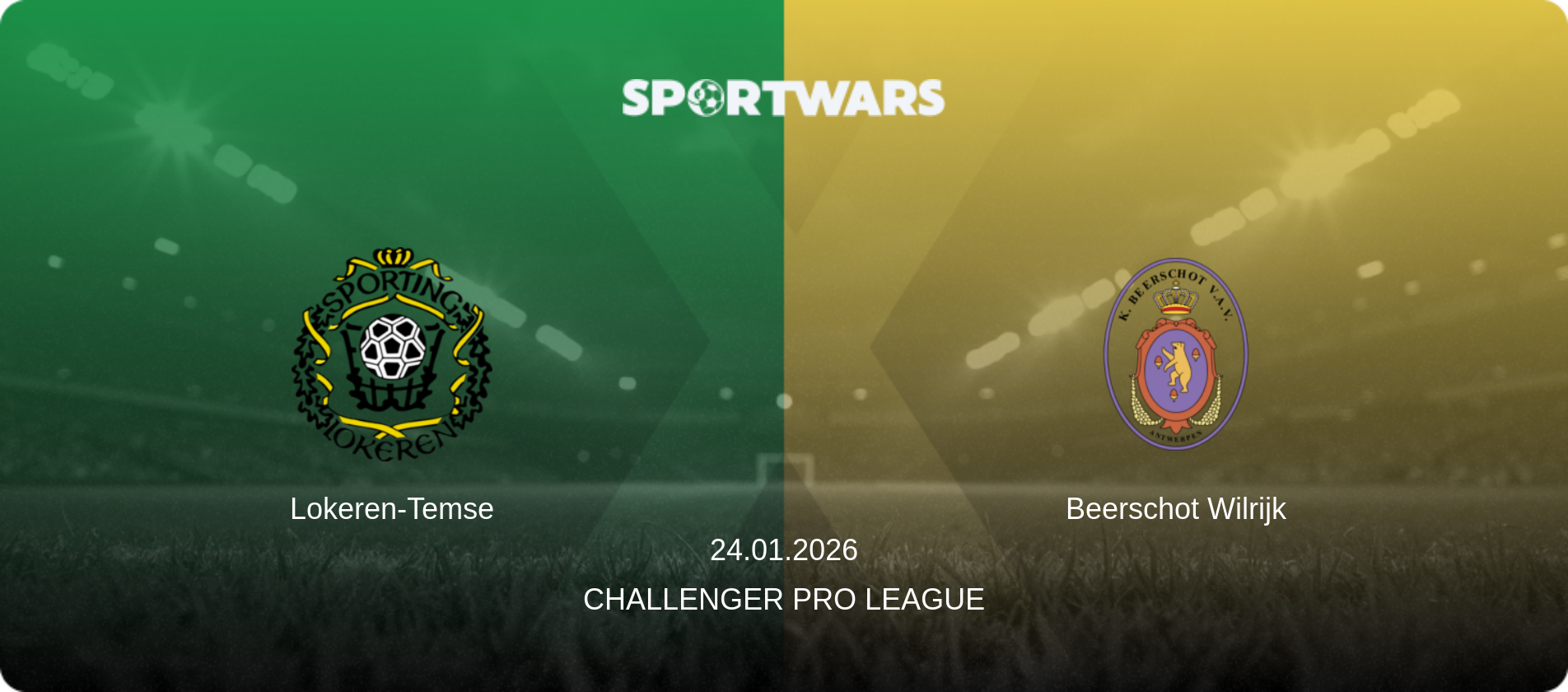 Lokeren-Temse — Beerschot Wilrijk, 24.01.2026 — Challenger Pro League (match preview)