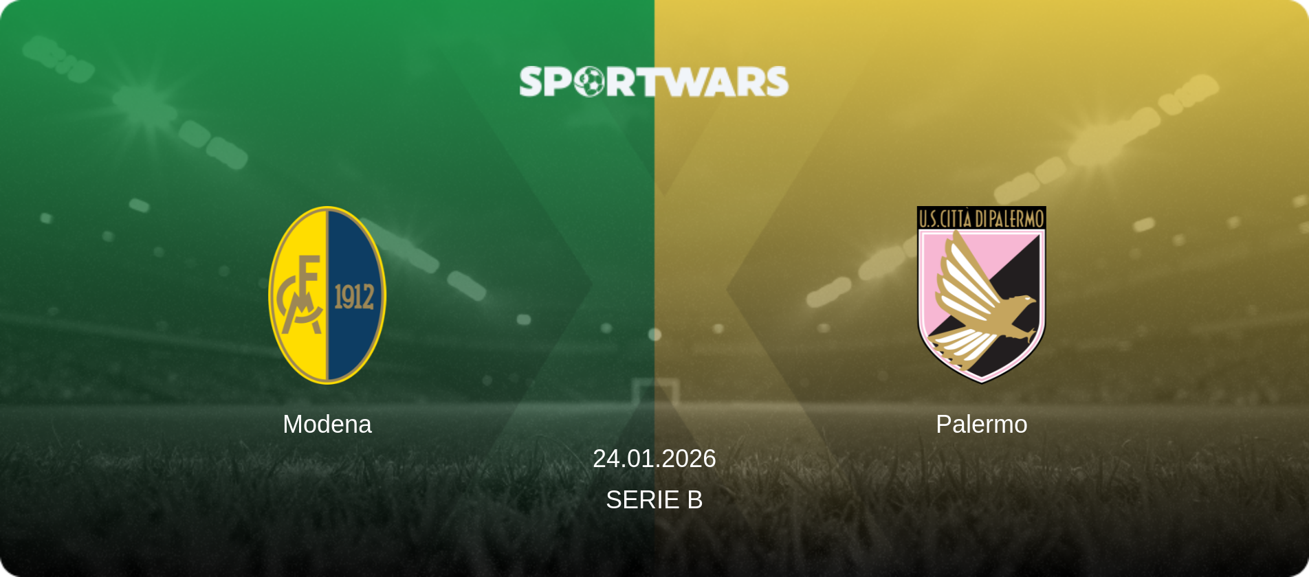 Modena — Palermo, 24.01.2026 — Serie B (match preview)