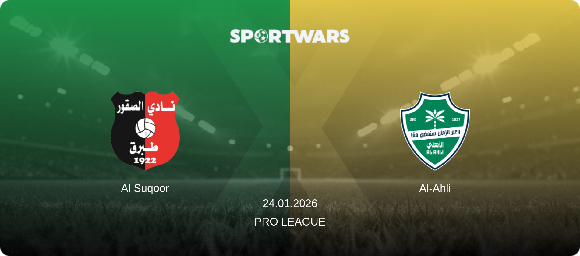 Neom — Al-Ahli, 24.01.2026 — Pro League (match preview)
