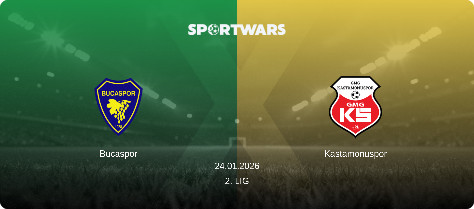 Bucaspor — Kastamonuspor, 24.01.2026 — 2. Lig (match preview)
