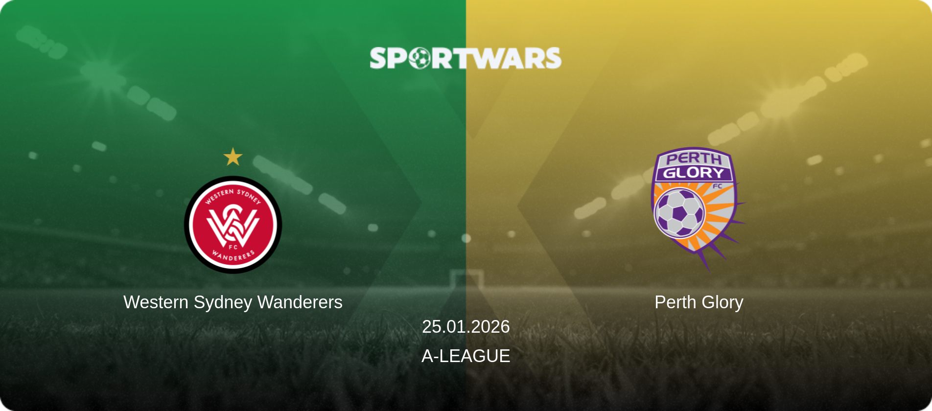 Western Sydney Wanderers — Perth Glory, 25.01.2026 — A-League (match preview)