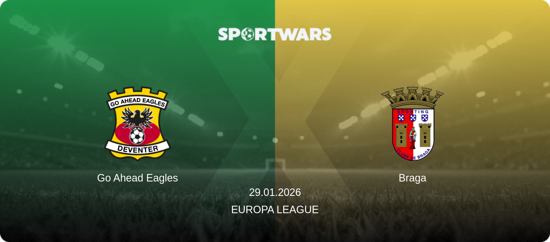 Go Ahead Eagles — Braga, 29.01.2026 — Europa League (match preview)