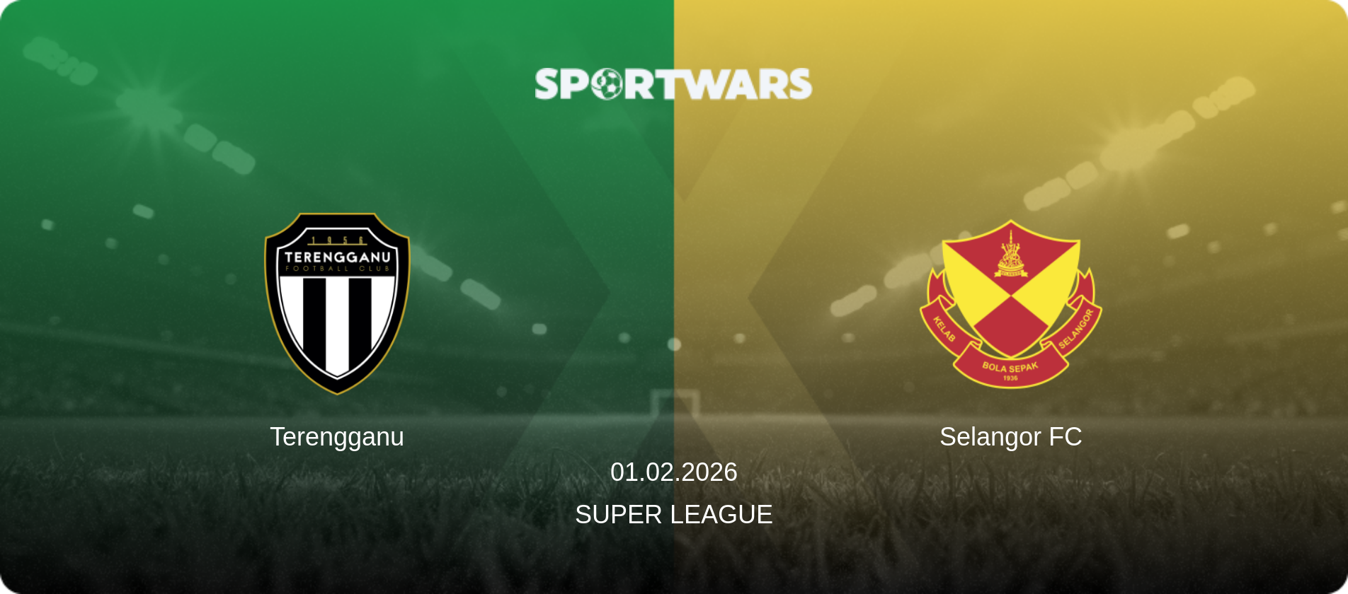 Terengganu — Selangor FC, 01.02.2026 — Super League (match preview)