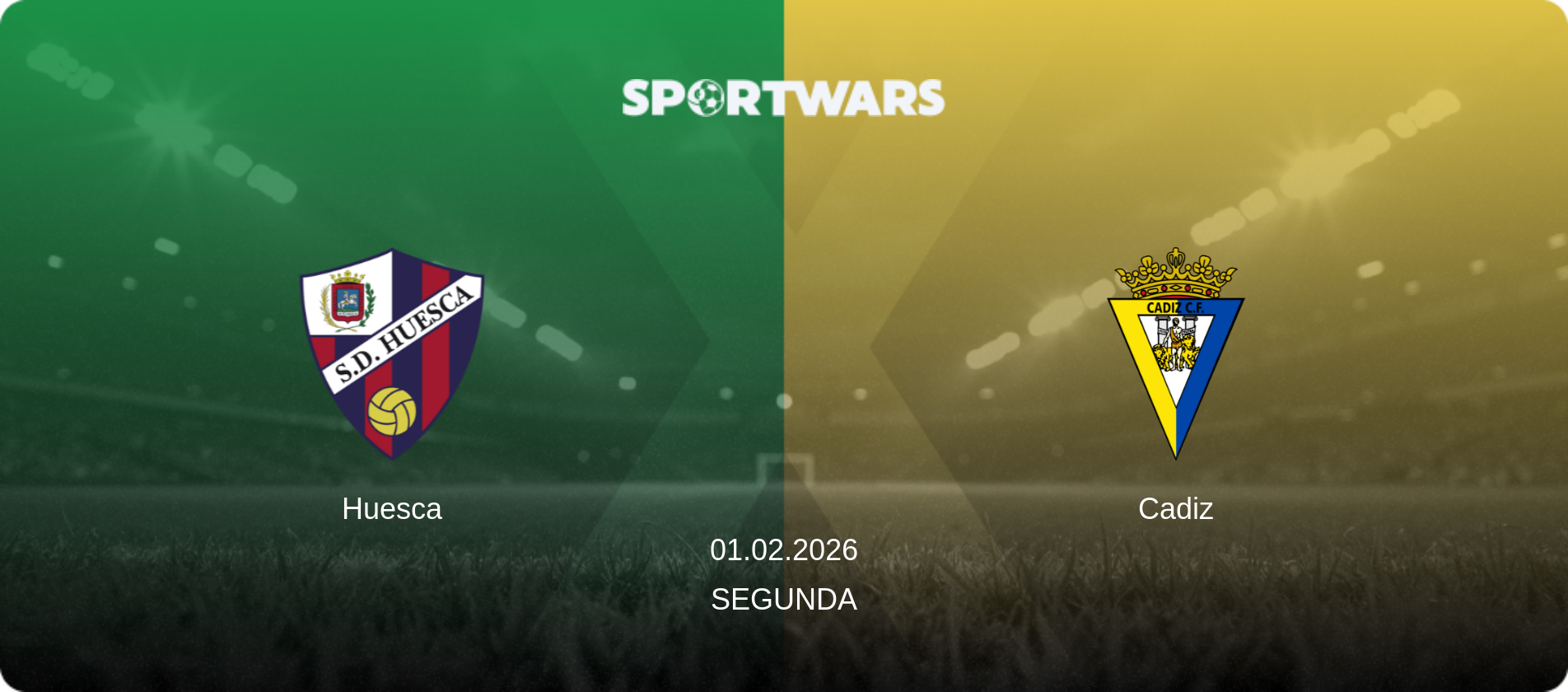 Huesca — Cadiz, 01.02.2026 — Segunda (match preview)