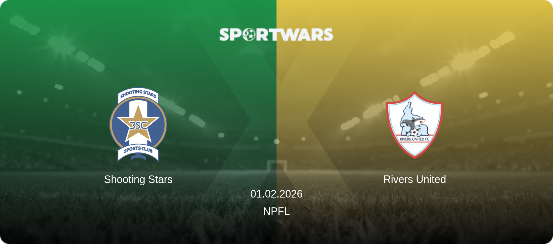 Shooting Stars — Rivers United, 01.02.2026 — NPFL (match preview)