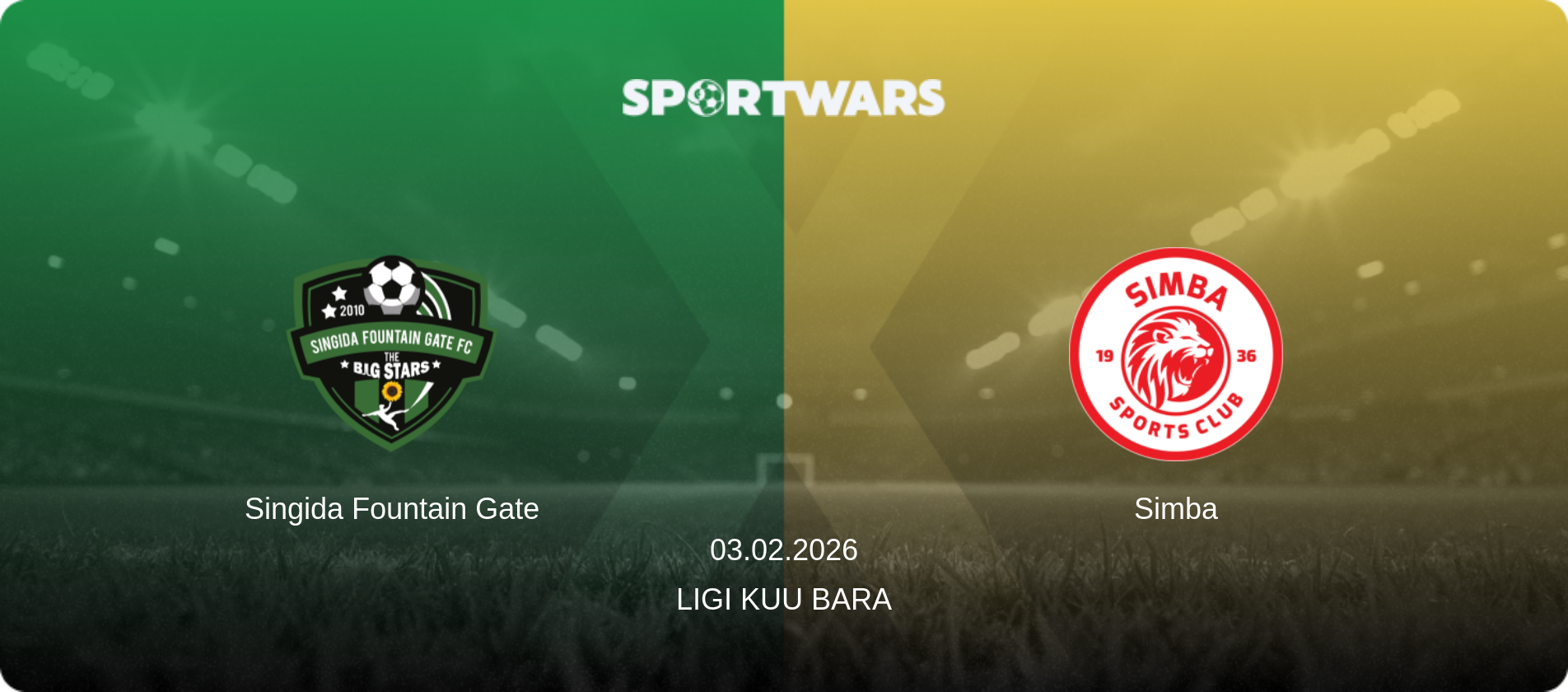 Singida Fountain Gate — Simba, 03.02.2026 — Ligi kuu Bara (match preview)