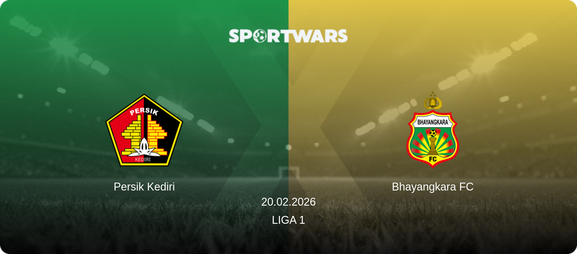 Persik Kediri — Bhayangkara FC, 20.02.2026 — Liga 1 (match preview)