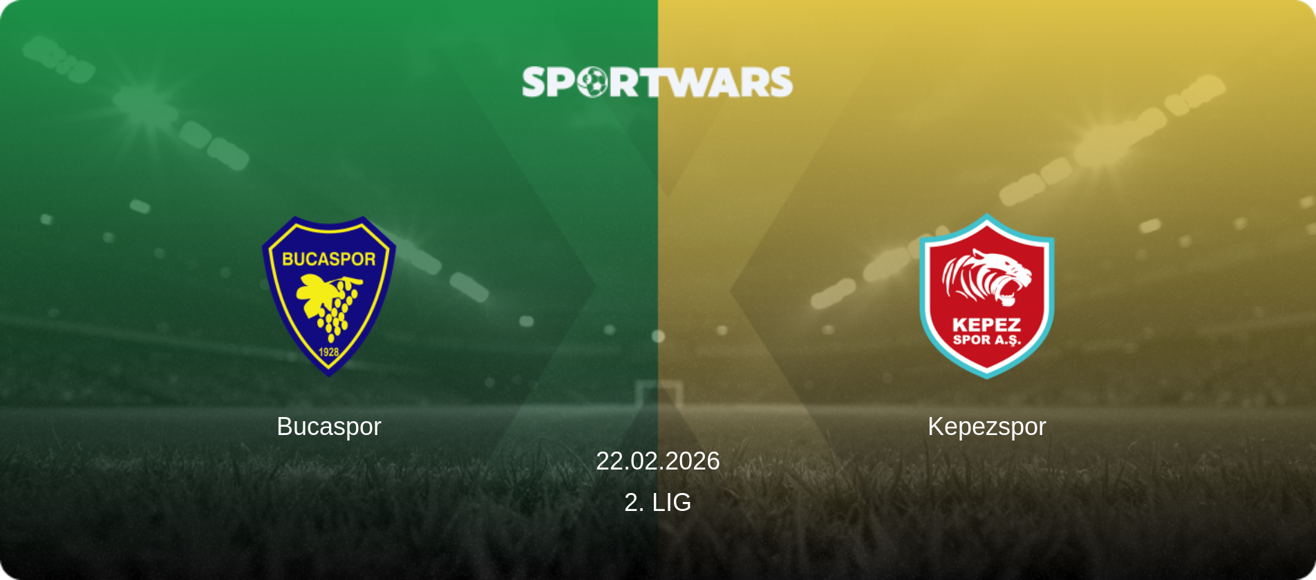 Bucaspor — Kepezspor, 22.02.2026 — 2. Lig (match preview)