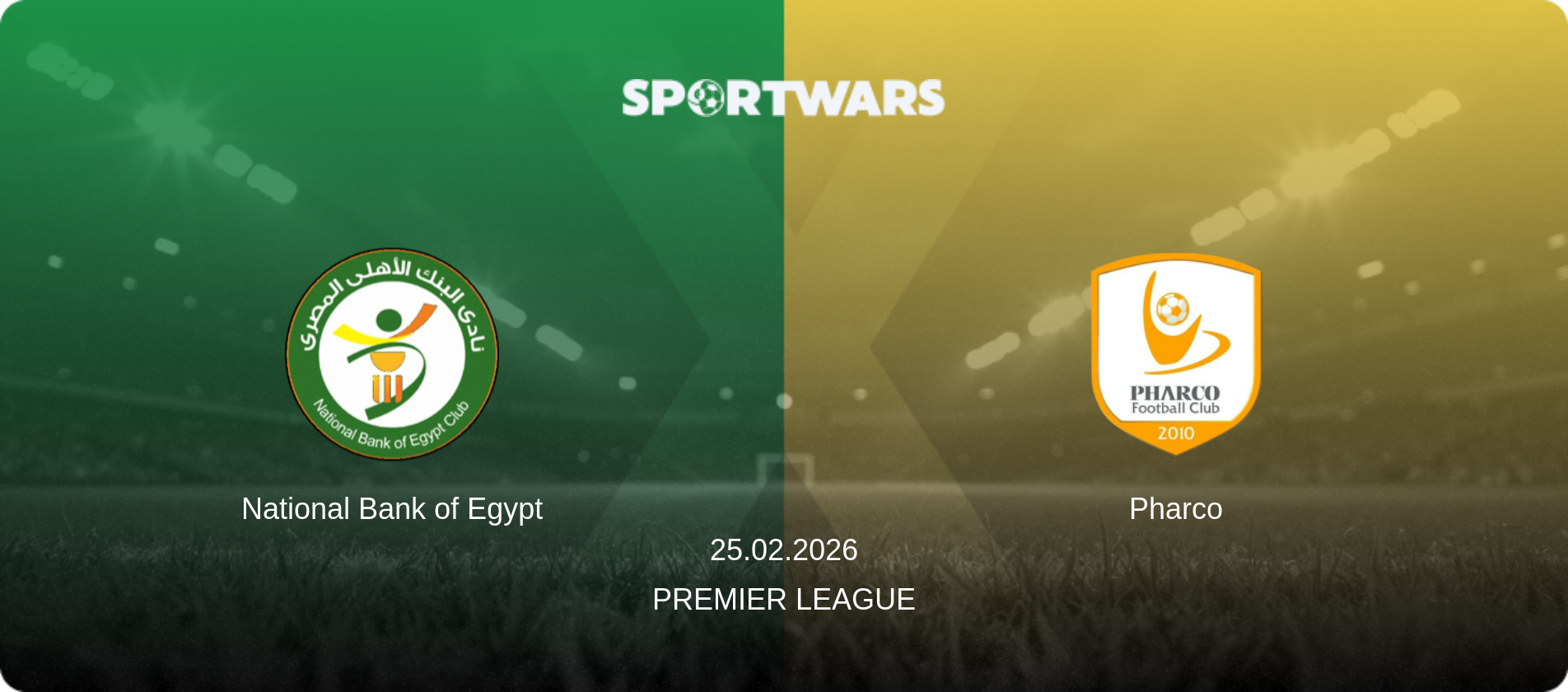 National Bank of Egypt — Pharco, 25.02.2026 — Premier League (match preview)