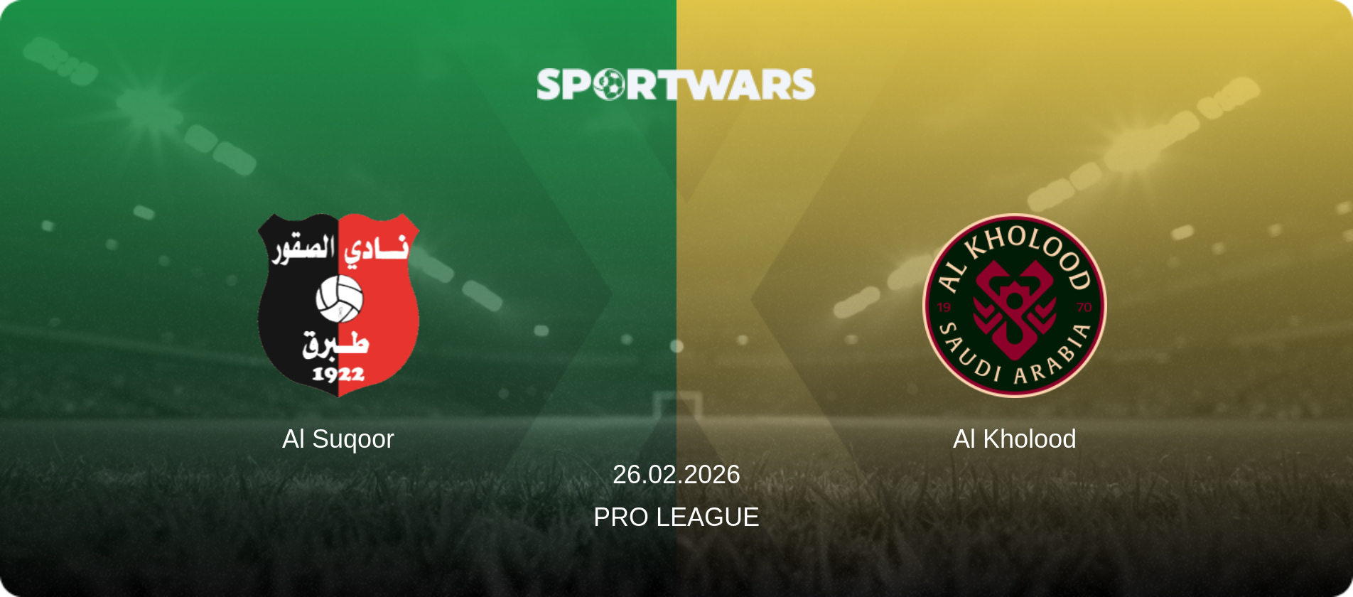 Neom — Al Kholood, 26.02.2026 — Pro League (match preview)