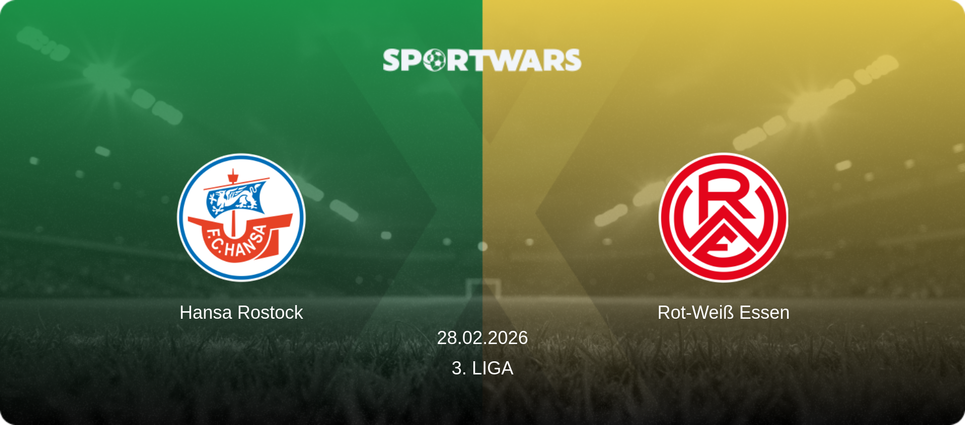 Hansa Rostock — Rot-Weiß Essen, 28.02.2026 — 3. Liga (match preview)